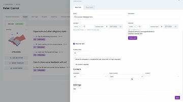 Onbee.app: Creating Tasks with Assignable Content for New Hires