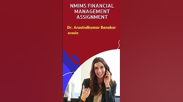 NMIMS Financial Management Assignment