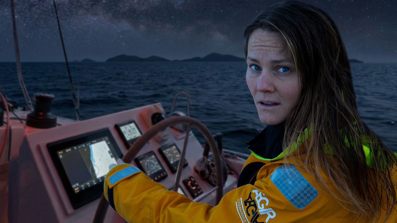 ⁣Midnight Sailing in the Caribbean....