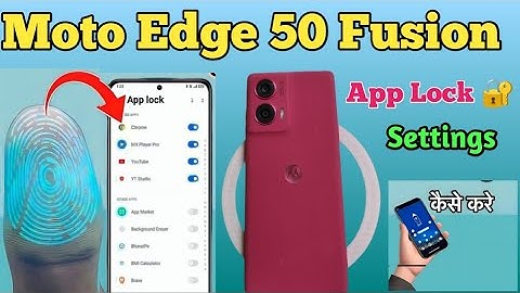 How to Lock Apps on Motorola Edge 50 Fusion