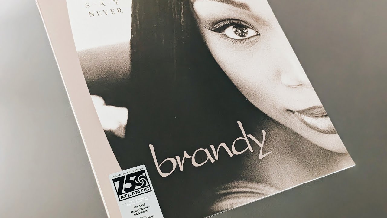 Brandy — Never Say Never 2LP Clear Vinyl (Unboxing) YouTube