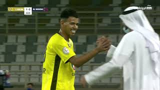 هدف احمد عامر في مباراة إتحاد كلباء - الوحدة 1-0