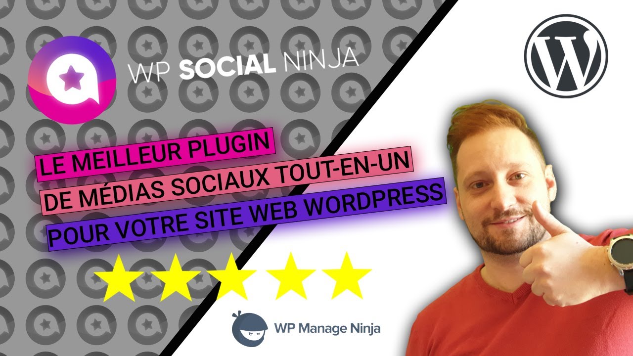WP SOCIAL NINJA : Le meilleur plugin WordPress de médias sociaux