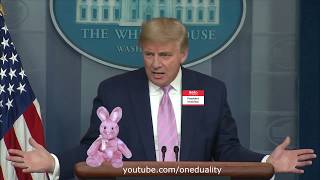 President Donald Bean talks about Easter sadness [ Deepfake ]