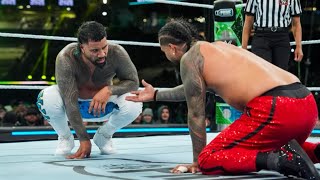 Jey Uso SPEARS Jimmy Uso OFF THE STAGE LIVE REACTION WRESTLEMANIA XL Fan Footage