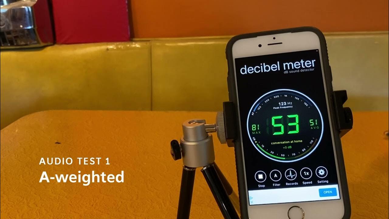 How to measure noise with the Decibel Meter app YouTube