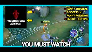 How to play fanny in low end device | how to play mlbb smoothly - Red magic | fanny Tutorial - MLBB screenshot 1