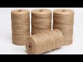 БАГАТО ІДЕЙ із ДЖУТУ своїми руками / 6 Jute craft ideas