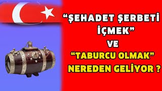 Şehadet şerbeti içmek ve taburcu olmak nereden geliyor ? Resimi