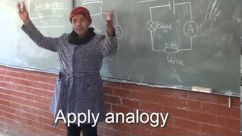 Mrs Moloi teaches Electric Circuits with the Predict, Observe, Explain, Observe teaching strategy