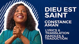 Miniatura de vídeo de "Constance Aman -DIEU EST SAINT - Traduction anglaise (English Translation)"