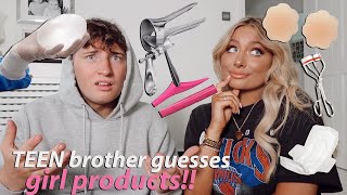 TEEN BROTHER GUESSES GIRL PRODUCTS!!😂😱
