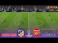 Atletico Madrid vs Arsenal Champions League 2026 Partido Completo Simulacion/Prediccion