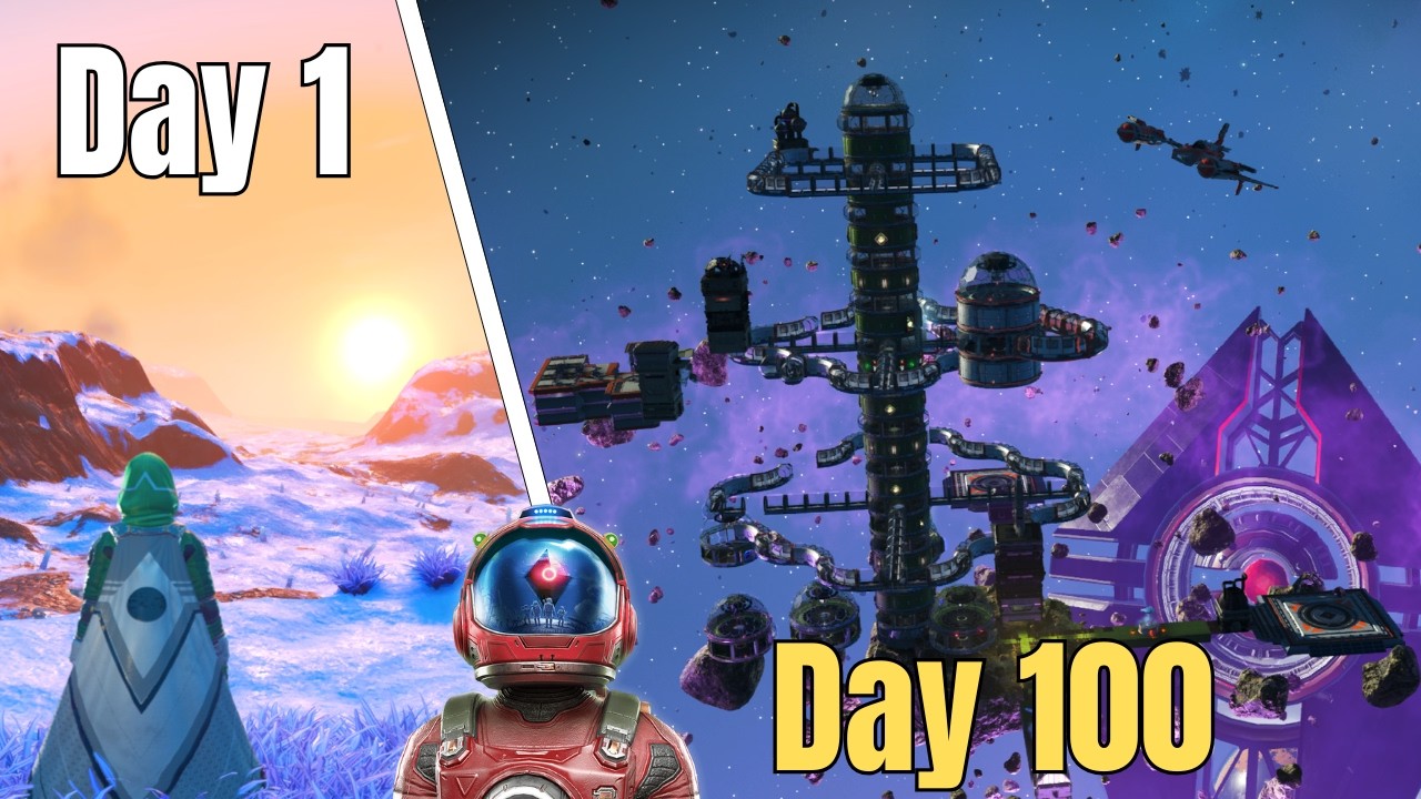 I Spent 100 Days Building a Space City in No Man's Sky