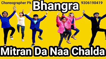 Bhangra Dance on Mitran da naa chalda | Panjebaan | Harjeet Harman | @choreographerpk4859