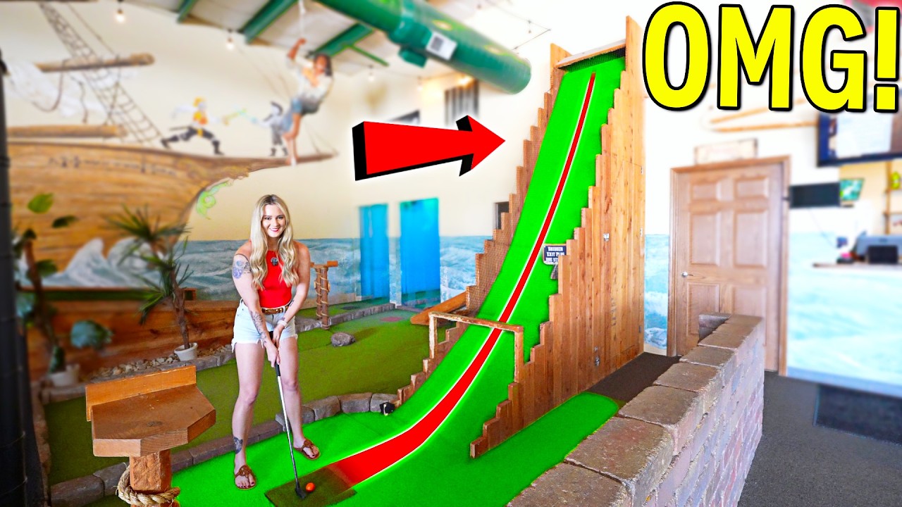 Awesome HOMEMADE Mini Golf Course!