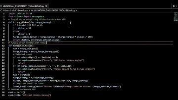 Tugas Besar Algoritma Pemograman - Universitas Tanjungpura