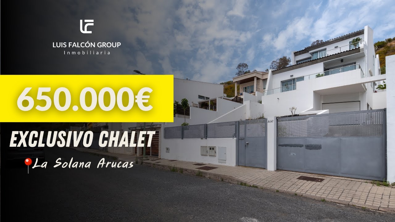 ¡Descubre este Exclusivo Chalet en La Solana, Arucas!