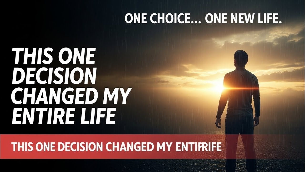 This One Decision Changed My Entire Life | Motivational Story ...