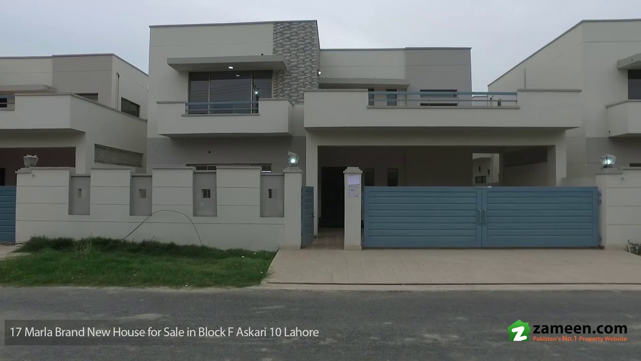17 MARLA HOUSE IS AVAILABLE FOR SALE IN ASKARI 10 BLOCK F LAHORE YouTube