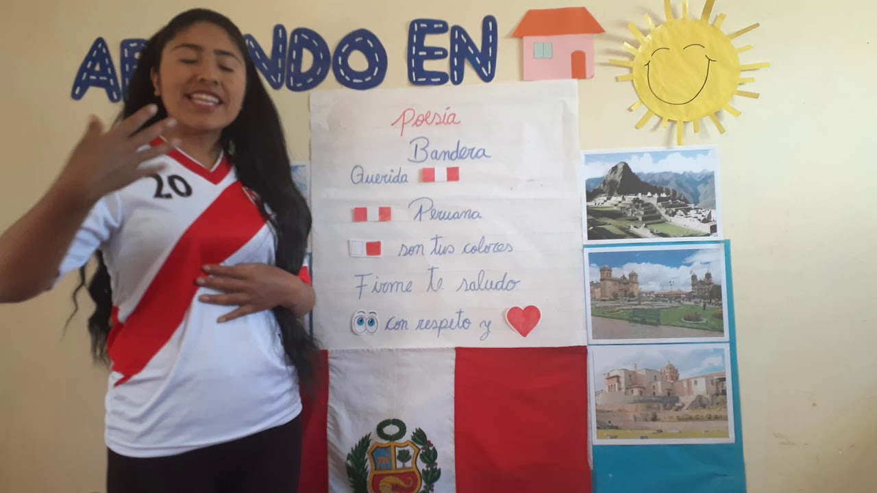 Poema A La Bandera Del Peru Para Niños De Primaria | Sitedoct.org