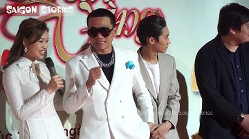 Wowy khiến mọi người "hoang mang" khi trò chuyện với Lê Lộc trên thảm đỏ