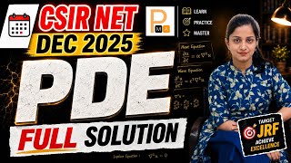 Pde  Solution  Csir Net Dec 2025 Mathematics Exam  Csir Net Dec 2025 Pde  Solution