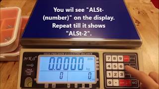 CHS-30D Counting Scale - Tutorial #6 - Setting Internal Alarm