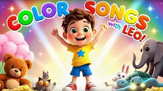 LEARN COLORS WITH LEO! 🌈 Fun Color Song for Kids!