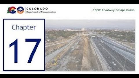 CDOT TETP Insights: 2023 RDG Chapter 17 - Construction Specifications