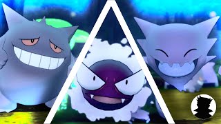 【ポケモンキャンプ】ゲンガー・ゴース・ゴースト/進化系とかわいい色違い