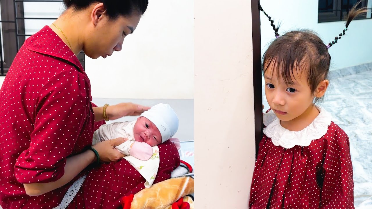 Diem is curious about her mother's actions with baby Banh Bao
