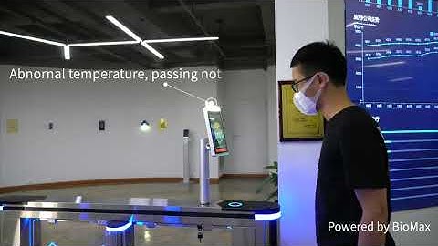 Biomax SPEEDFACE - 8 TM Facial Attendance and Access Control With Temperature Detection