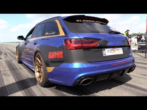 900HP Audi RS6 C7 w/ Garrett TURBO - Brutal REVS & LAUNCH CONTROL 0-265 ...