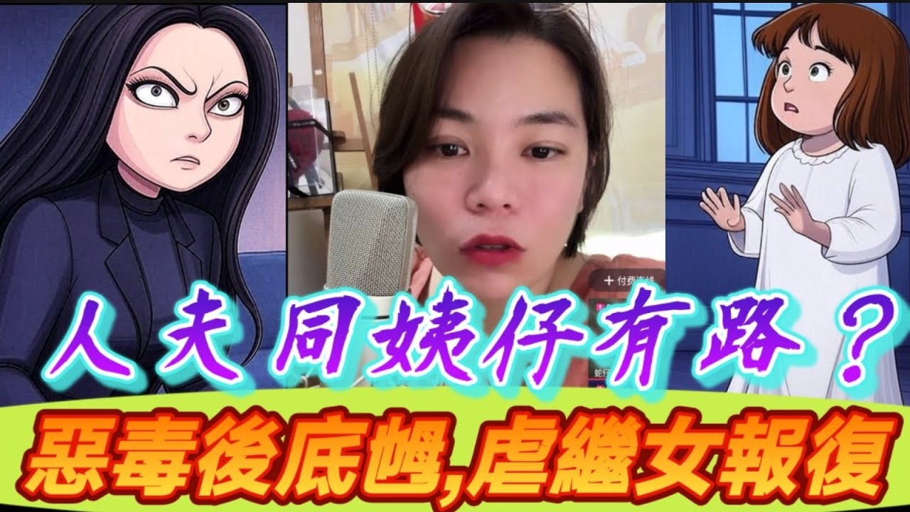 人夫同姨仔有路？惡毒後底乸 ，虐繼女報復🤯 #小元姐姐 #廣東話 #小元情感分享 #小圓感情分享