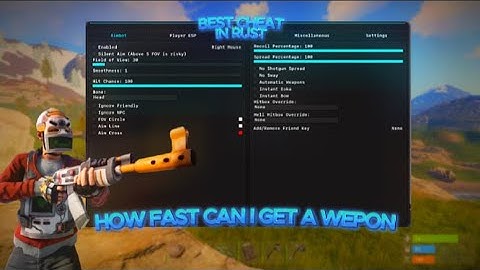 HOW FAST I CAN GET A WEAPON WITH THE BEST RUST CHEAT FT. DIVISION