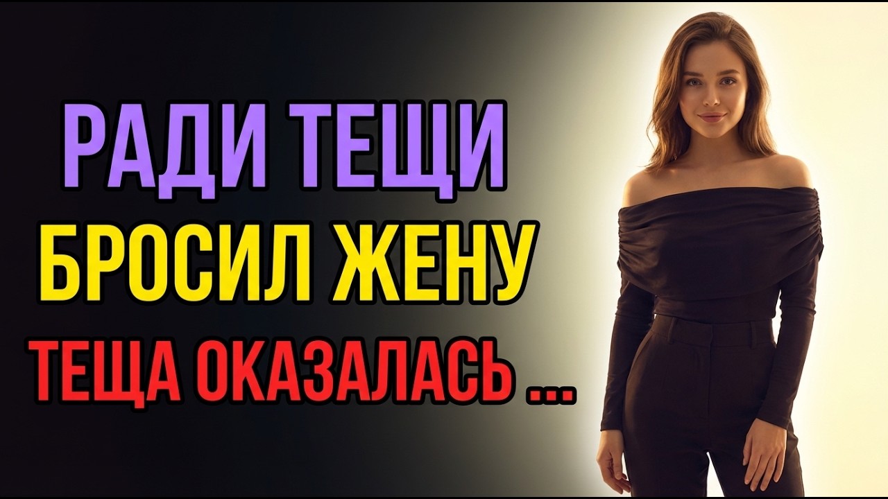 РАДИ ТЕЩИ БРОСИЛ ЖЕНУ ТЕЩА ОКАЗАЛАСЬ СЛАДЕНЬКАЯ | Теща и зять Истории из жизни