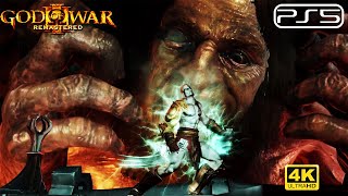 God Of War Iii Remastered ps5 Kratos Kills Hephaestus And hera Fight Scene 4k 60fps trending