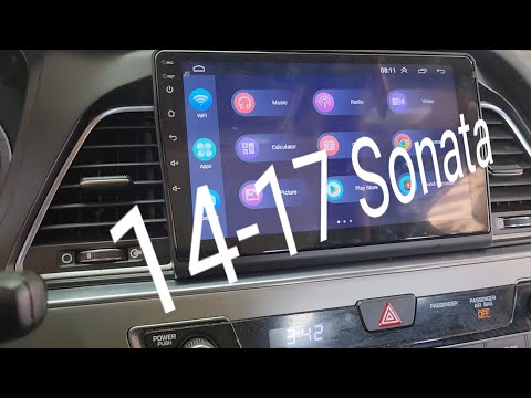 Hyundai Sonata 15-17 android tesla screen install