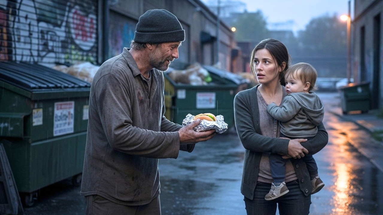 Mecánico sin hogar dio su última comida a una madre soltera… 49 días después su vida cambió