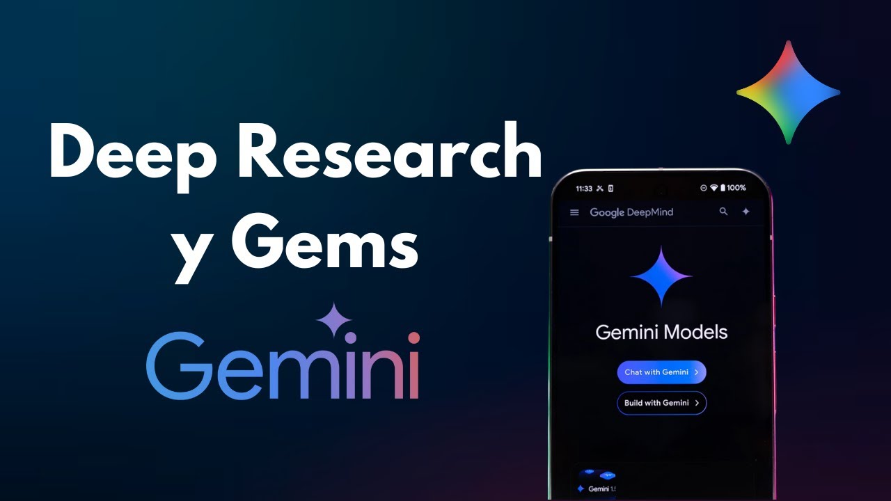 Gemini cómo utilizar Deep Research y Gemas en Gemini (Guía 2026)