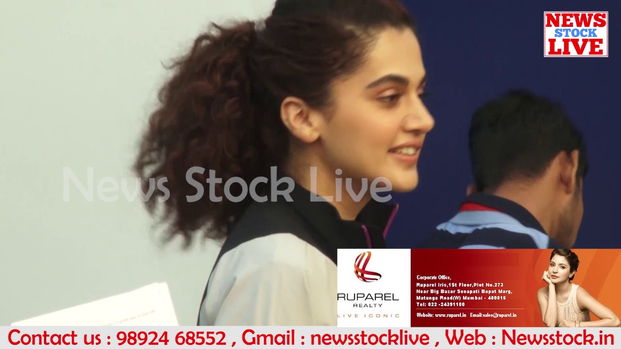 Taapse Pannu At 2nd Edition Of Skechers Performance Mumbai Walkathon edited