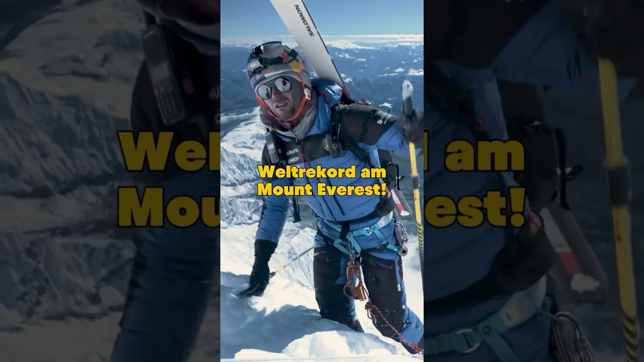 DAS hat vor ihm noch keiner am Mount Everest geschafft! 🤯
