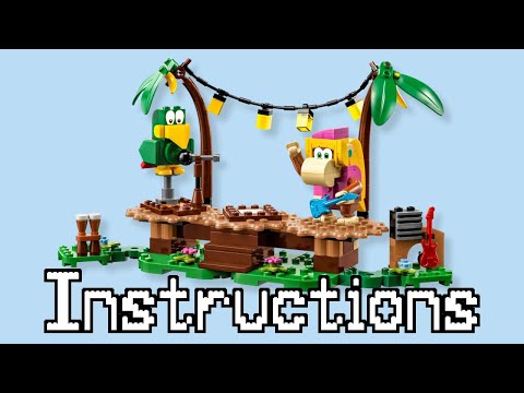 LEGO Mario: Dixie Kong's Jungle Jam Instructions! | 71421