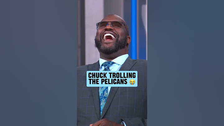 Chuck was roasting the Pelicans and Shaq lost it 😭