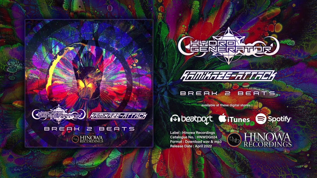 Watch HYDRO GENERATOR & KAMIKAZE-ATTACK / Break 2 Beats (HNWDG024) on YouTube Watch HYDRO GENERATOR & KAMIKAZE-ATTACK / Break 2 Beats (HNWDG024) on YouTube