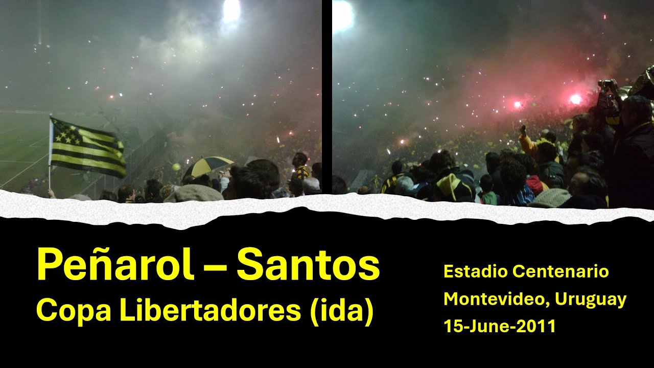 2011-06 Copa Libertadores Final Peñarol - Santos first leg, Estadio Centenario, Montevideo, Uruguay