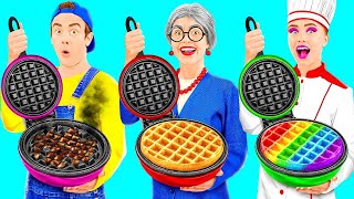 Me vs Grandma Cooking Challenge | Simple Secret Kitchen Hacks and Tools by Fun Challenge