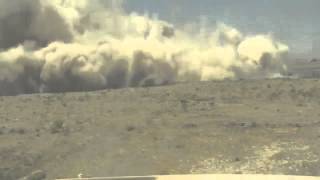 Armoured car hits๏ปฟ IED