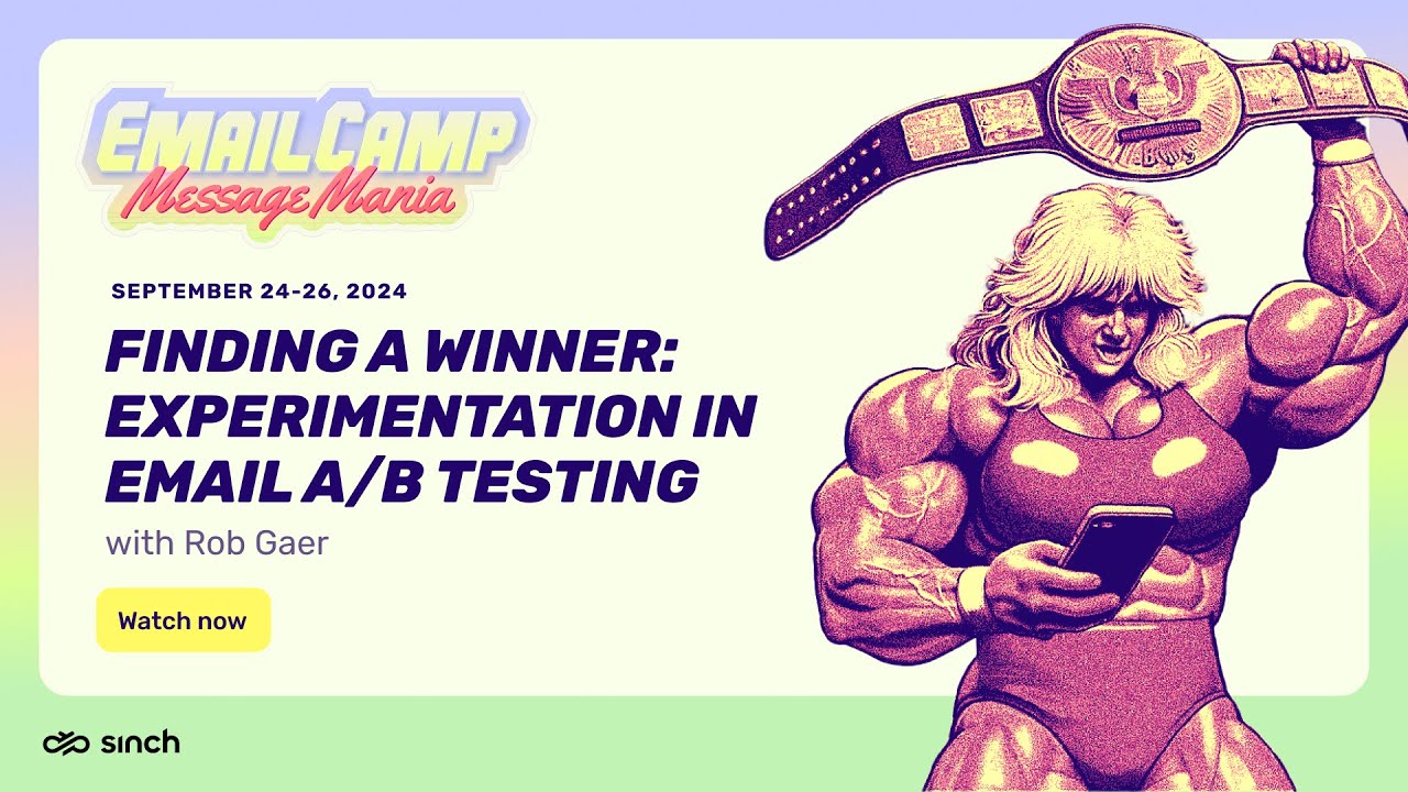 Experimentation in email A/B testing | Email Camp 2024